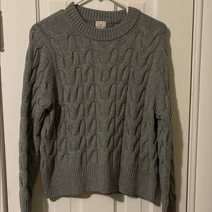 A new day Grey Cable Knit Sweater